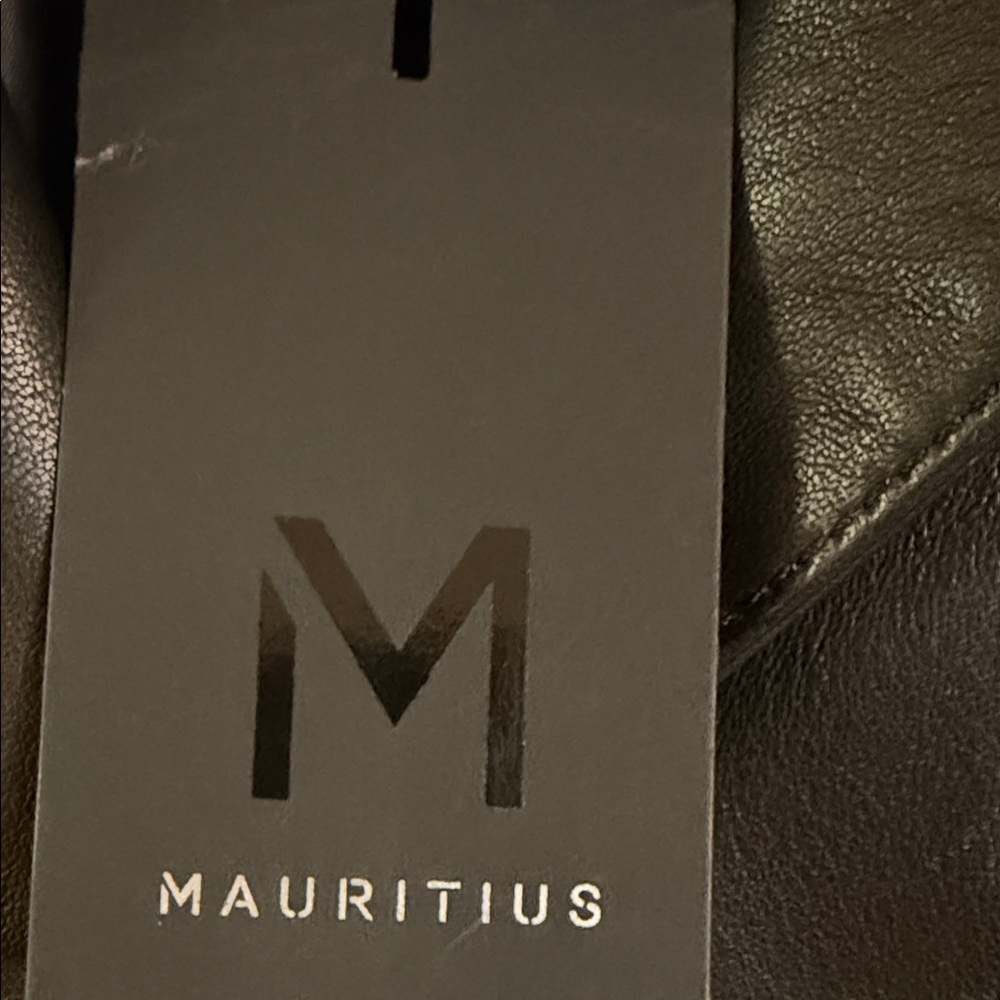 Mauritius Classic Black Leather Single-Button Women's Jacket - Picture 7 of 7